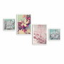 Wallity Cuadro Decorativo Enmarcado en MDF (4 Piezas) 4PBCT-05